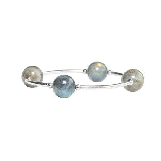 Made As Intended 12mm Labradorite Blessing Bracelet available at The Good Life Boutique