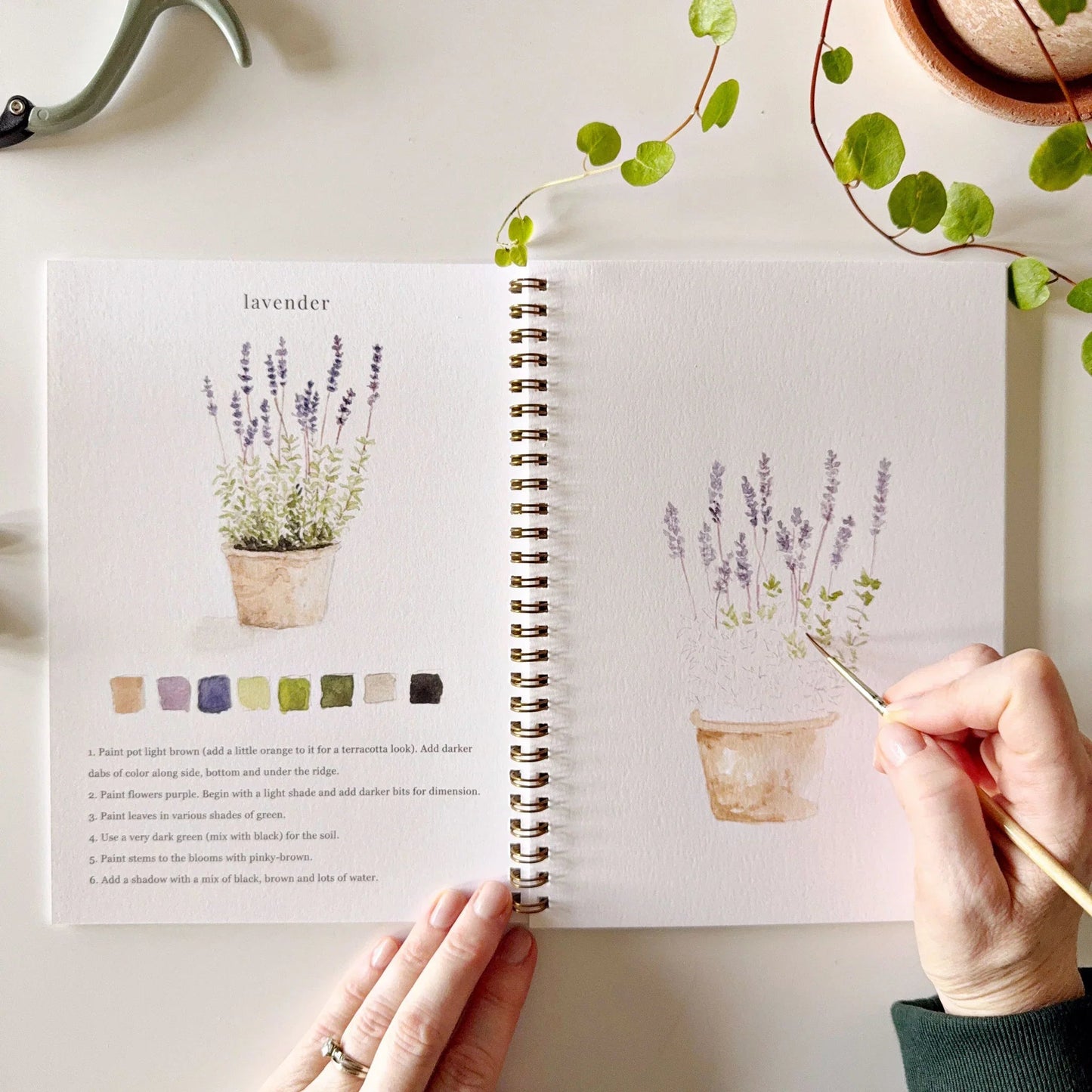 Emily Lex Studio Garden Watercolor Workbook available at The Good Life Boutique