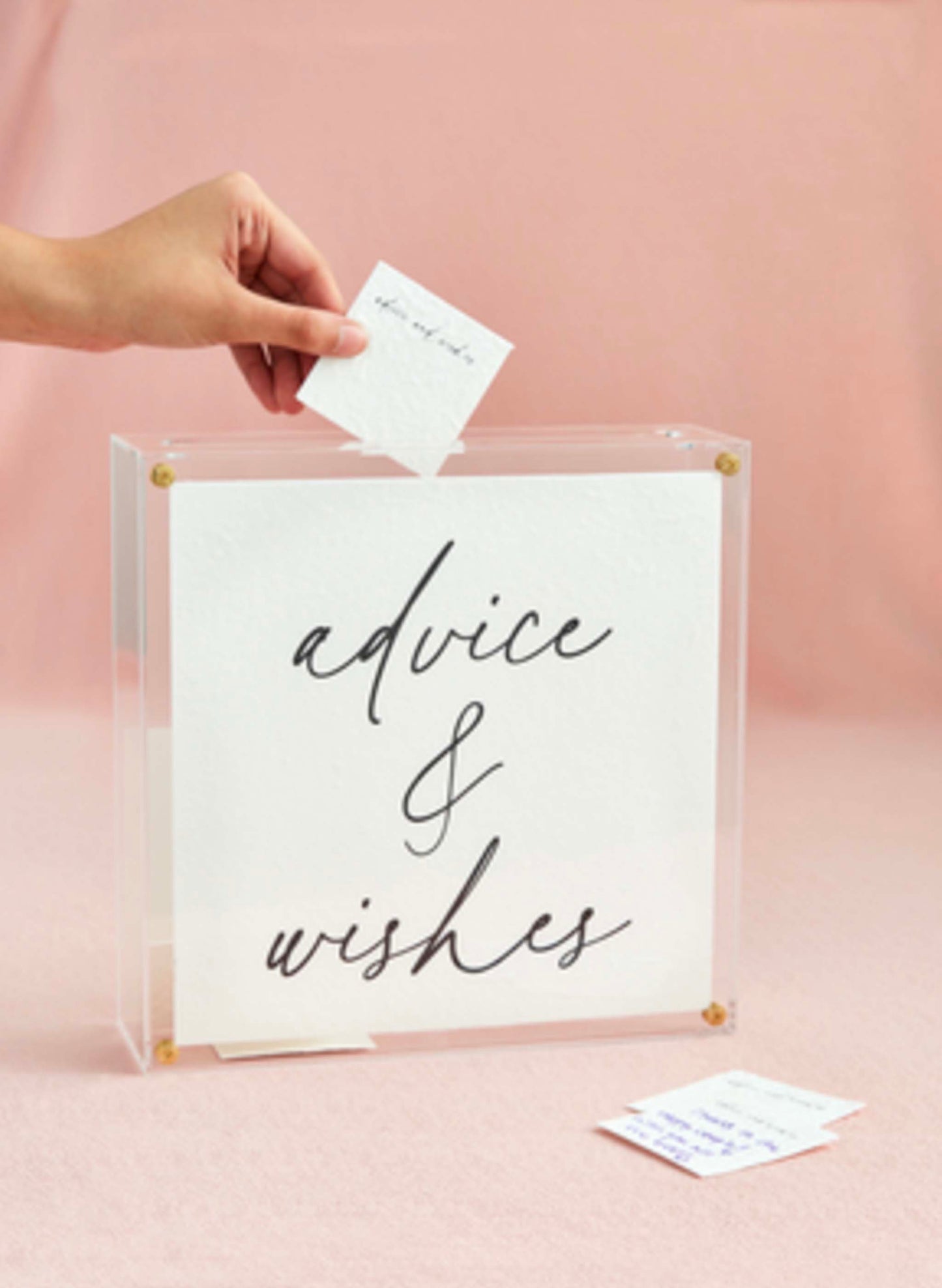 Mud Pie Acrylic Letter Box available at The Good Life Boutique