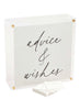 Mud Pie Acrylic Letter Box available at The Good Life Boutique