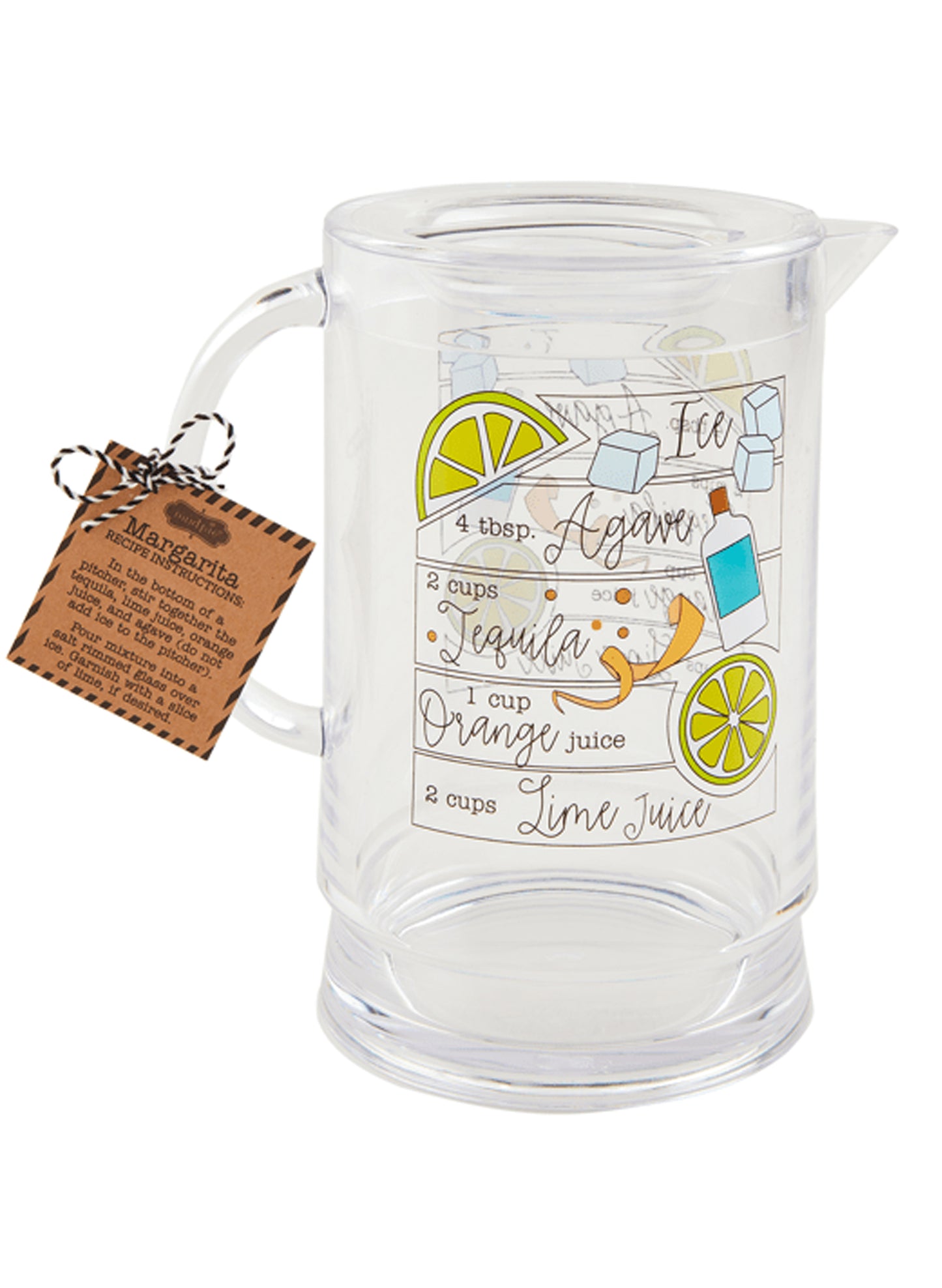 Mud Pie Acrylic Marg Pitcher available at The Good Life Boutique