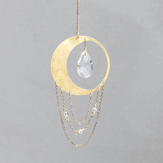 Scout Curated Wears - Mini Suncatcher - Crescent Moon / Balance