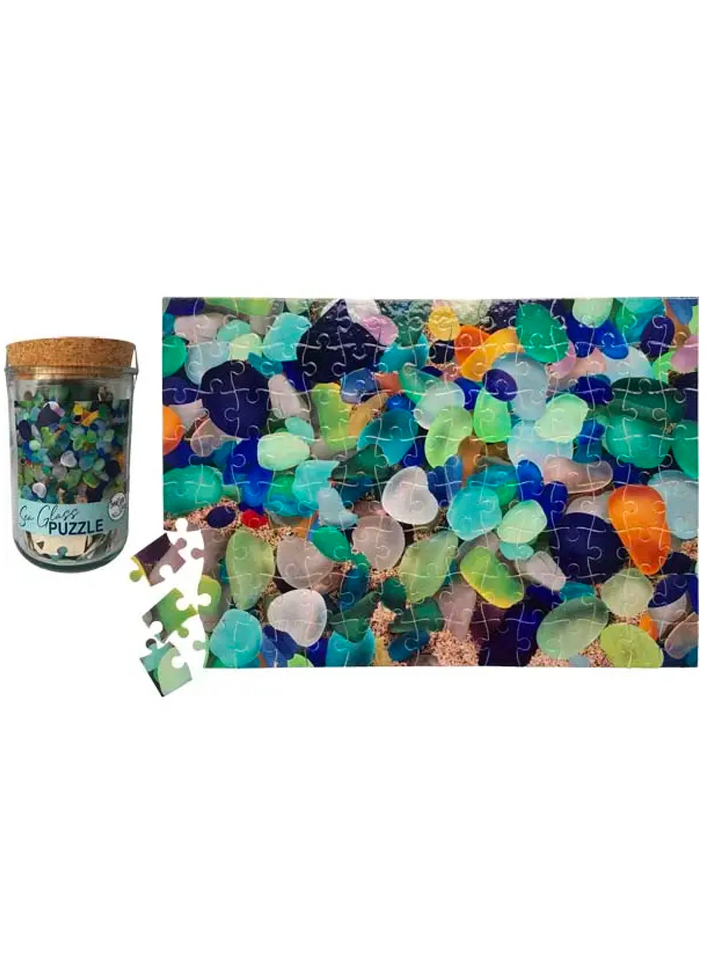 B McVan Designs Sea Glass Puzzle Assortment available at The Good Life Boutique