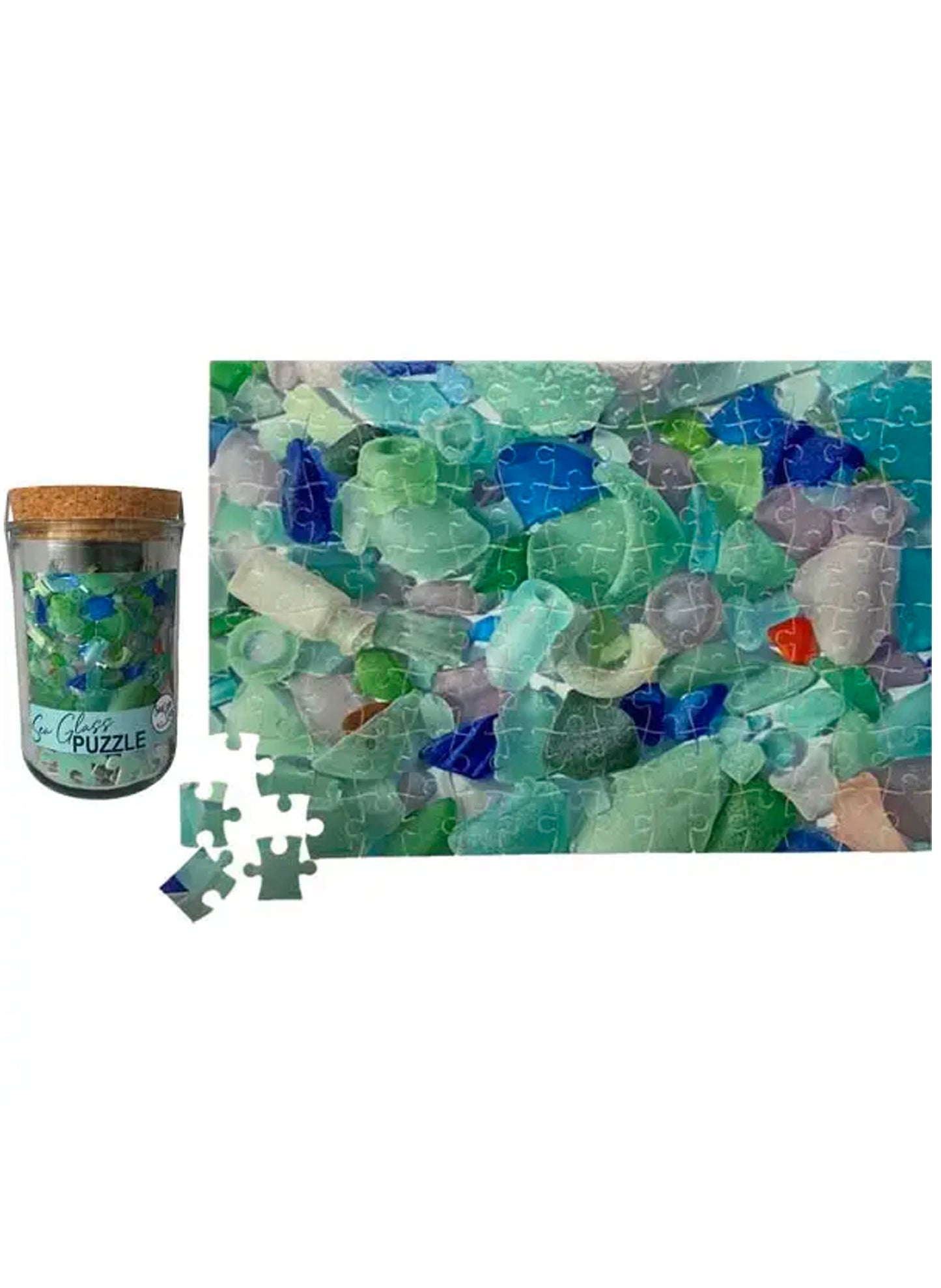 B McVan Designs Sea Glass Puzzle Assortment available at The Good Life Boutique