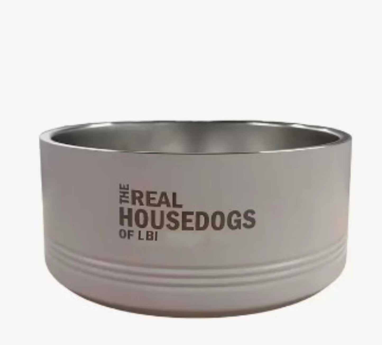 Calm Down Caren The Real Housedogs Of LBI Pet Bowl - White 18oz available at The Good Life Boutique