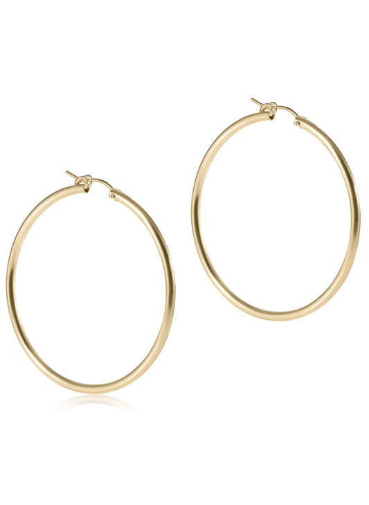 Enewton - Round Gold 2" Hoop - Smooth