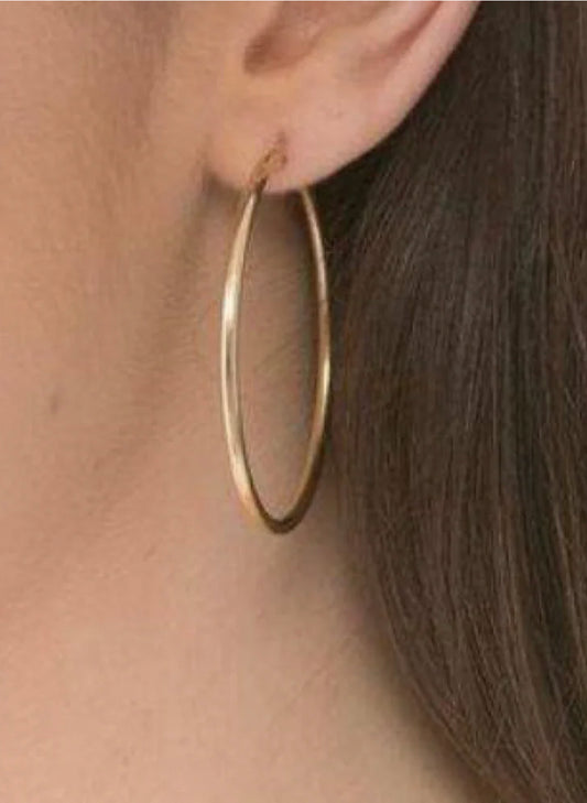 Enewton - Round Gold 2" Hoop - Smooth