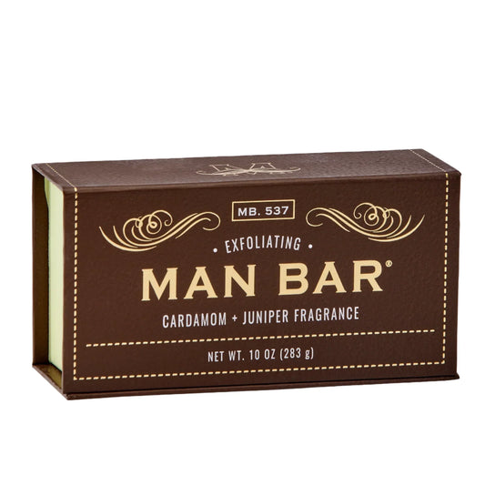San Francisco Soap/Man Bar Soap Man Bar - Cadamou Juniper - 10 oz available at The Good Life Boutique