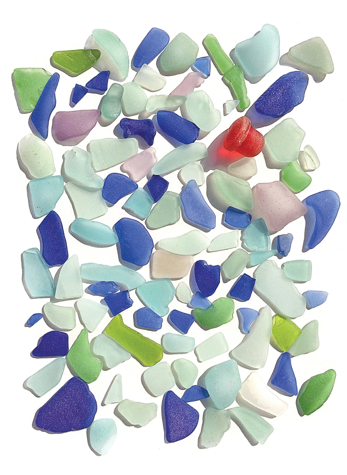 Down The Shore Publishing Corp. Sea Treasures Sea Glass Cards - Pack of 6 available at The Good Life Boutique