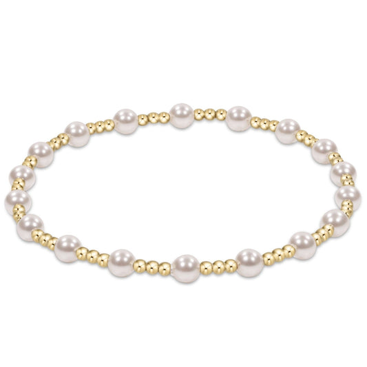 enewton design Enewton - Sincerity Pearl 4mm Bracelet available at The Good Life Boutique