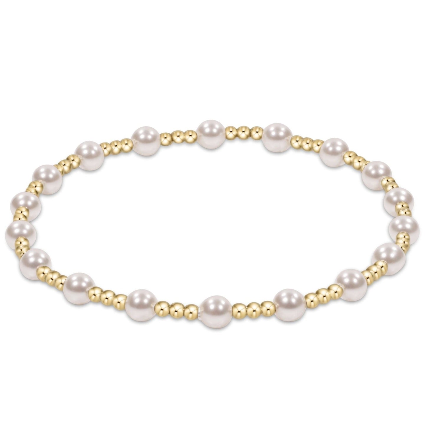 enewton design Enewton - Sincerity Pearl 4mm Bracelet available at The Good Life Boutique