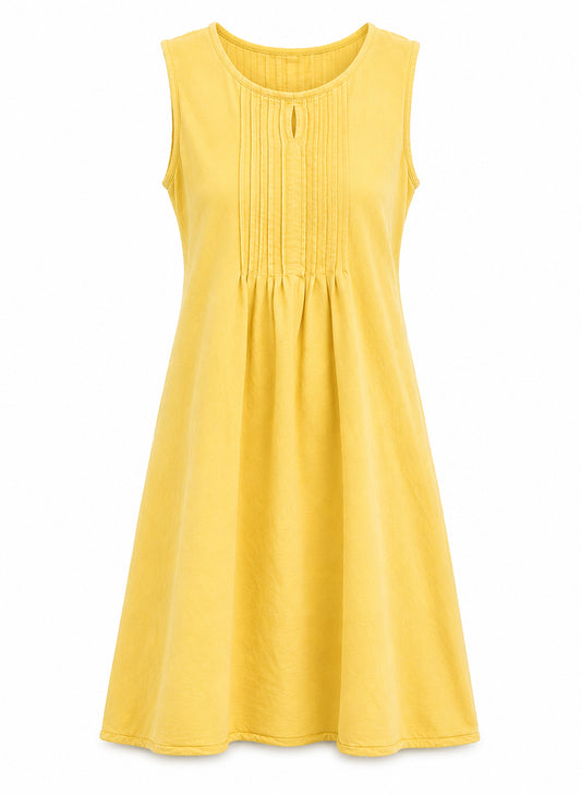 Maya Jones Clothing Maya Jones - Sleeveless Dress - Yellow available at The Good Life Boutique
