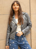 Mauritius Mauritius - Sofia 8 RF Women's Leather Jacket - Gun Metal available at The Good Life Boutique