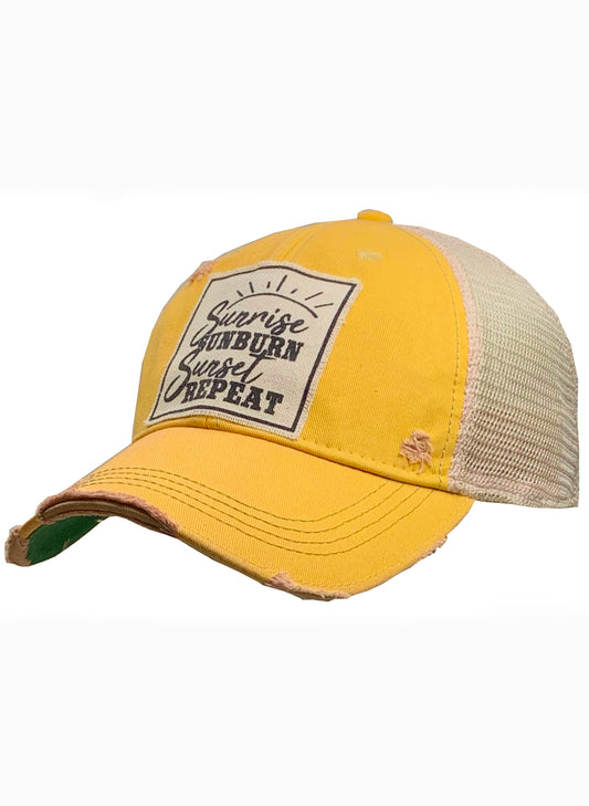 Vintage Life Sunrise Sunburn Sunset Repeat available at The Good Life Boutique