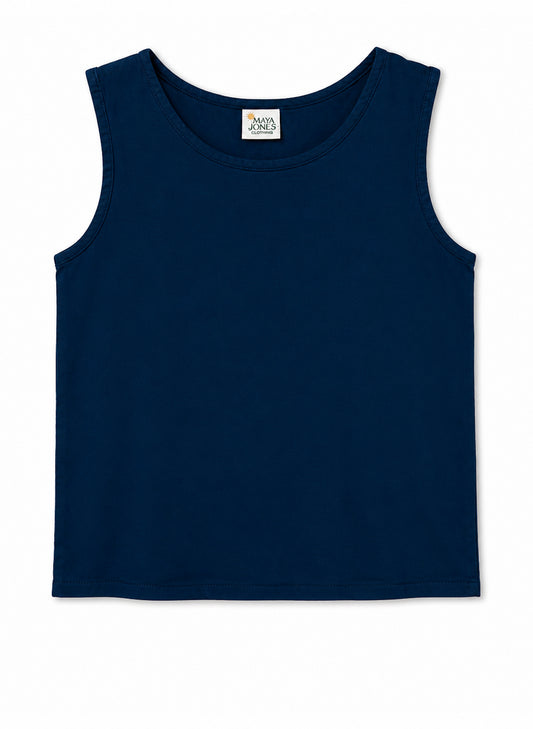 Maya Jones Clothing Tank Top - Navy available at The Good Life Boutique