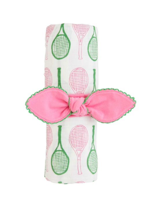 Mud Pie Girl Tennis Swaddle Headband available at The Good Life Boutique