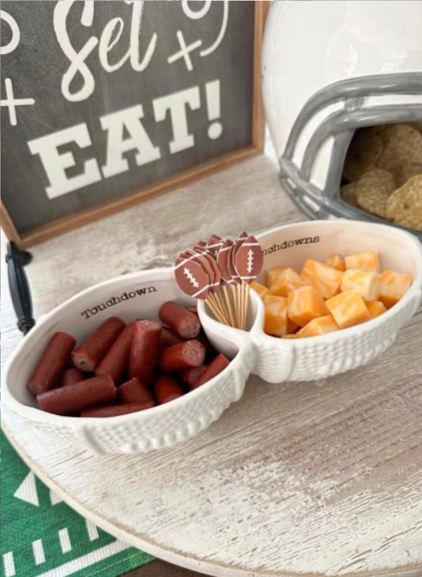 Football Toothpick Server