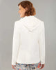 Lisette Lisette - Jade 26" Jacket/Hoodie Combo - Off White available at The Good Life Boutique