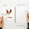 Emily Lex Studio Animals Watercolor Workbook available at The Good Life Boutique