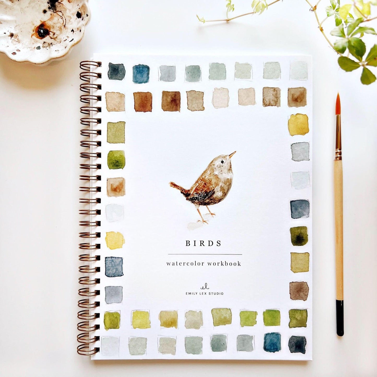 Emily Lex Studio Birds Watercolor Workbook available at The Good Life Boutique