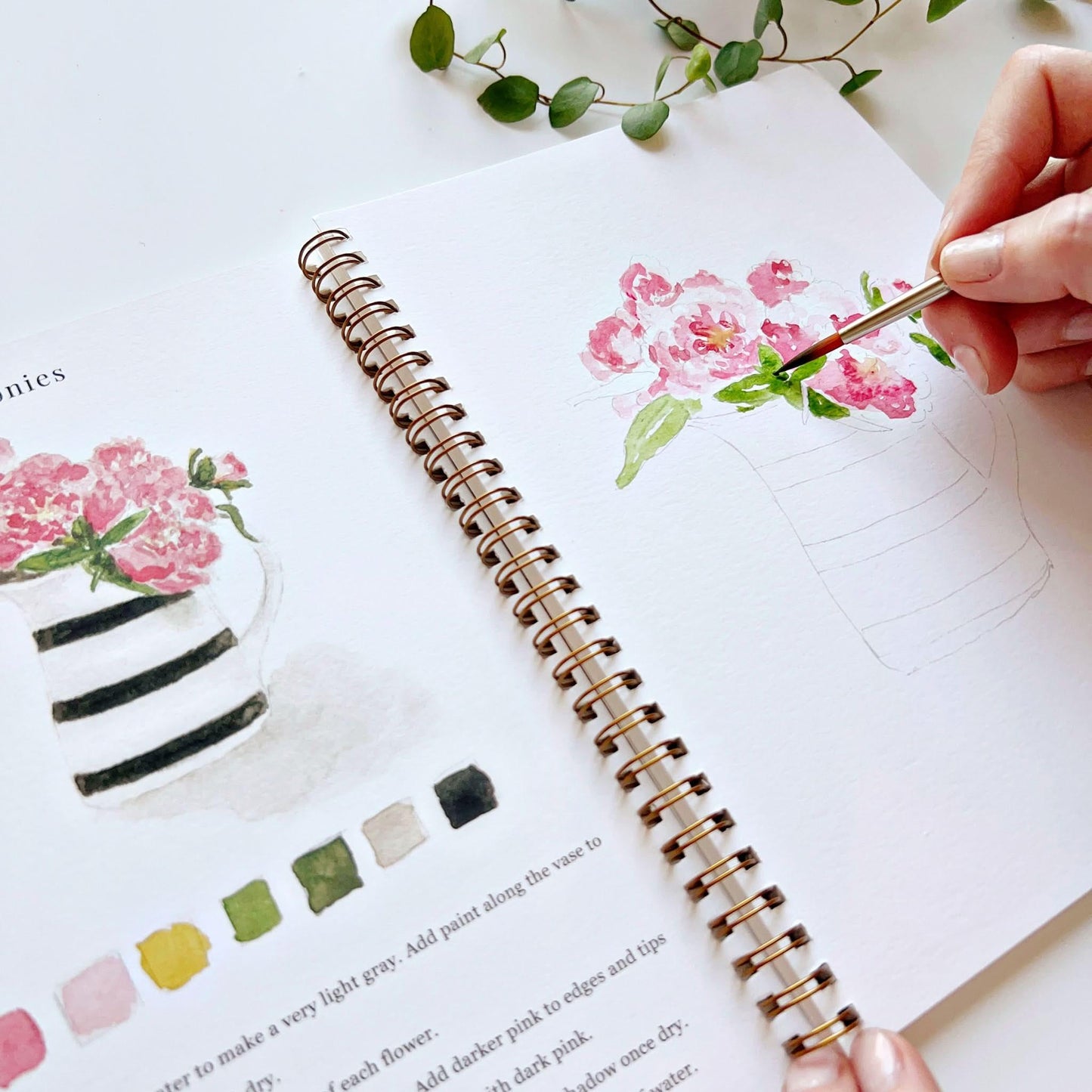 Emily Lex Studio Bouquets Watercolor Workbook available at The Good Life Boutique