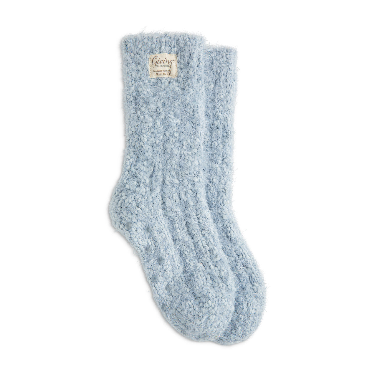 Demdaco Giving Socks - Soft Blue available at The Good Life Boutique
