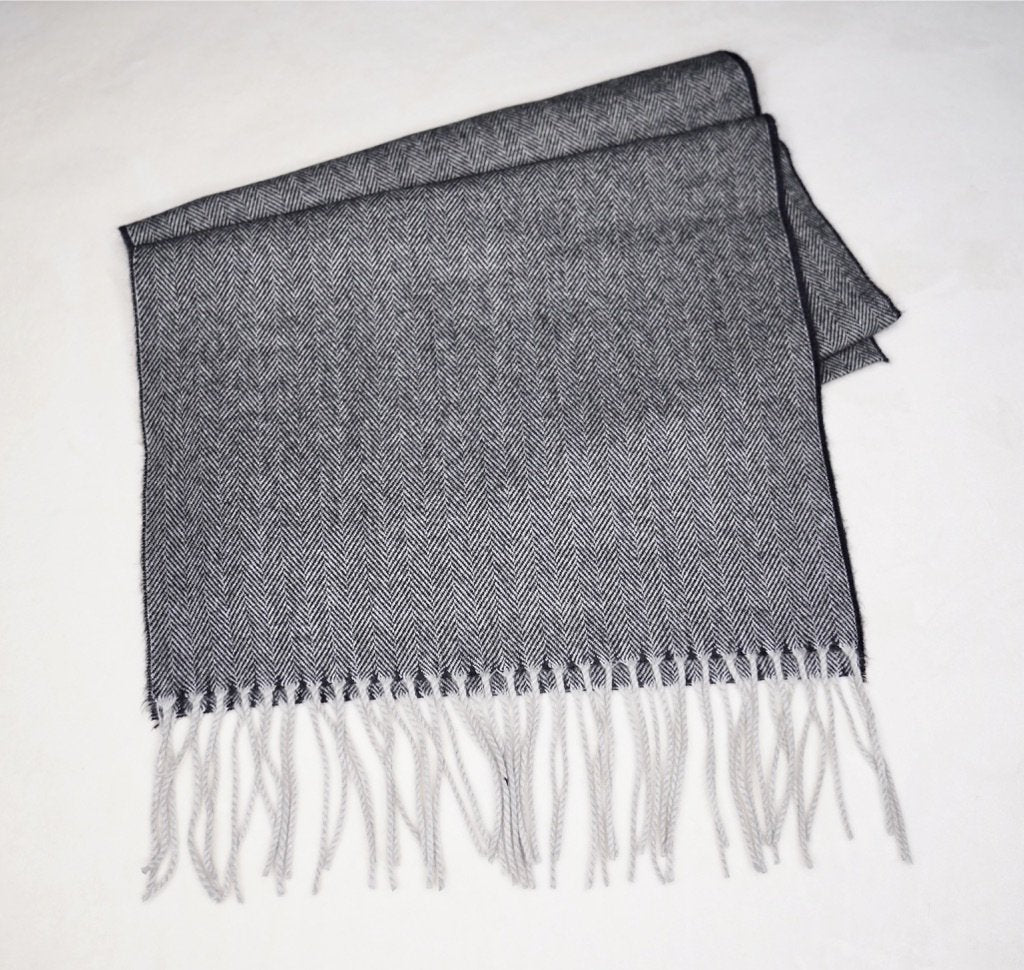 Seattle Silver Cashmere Scarf available at The Good Life Boutique