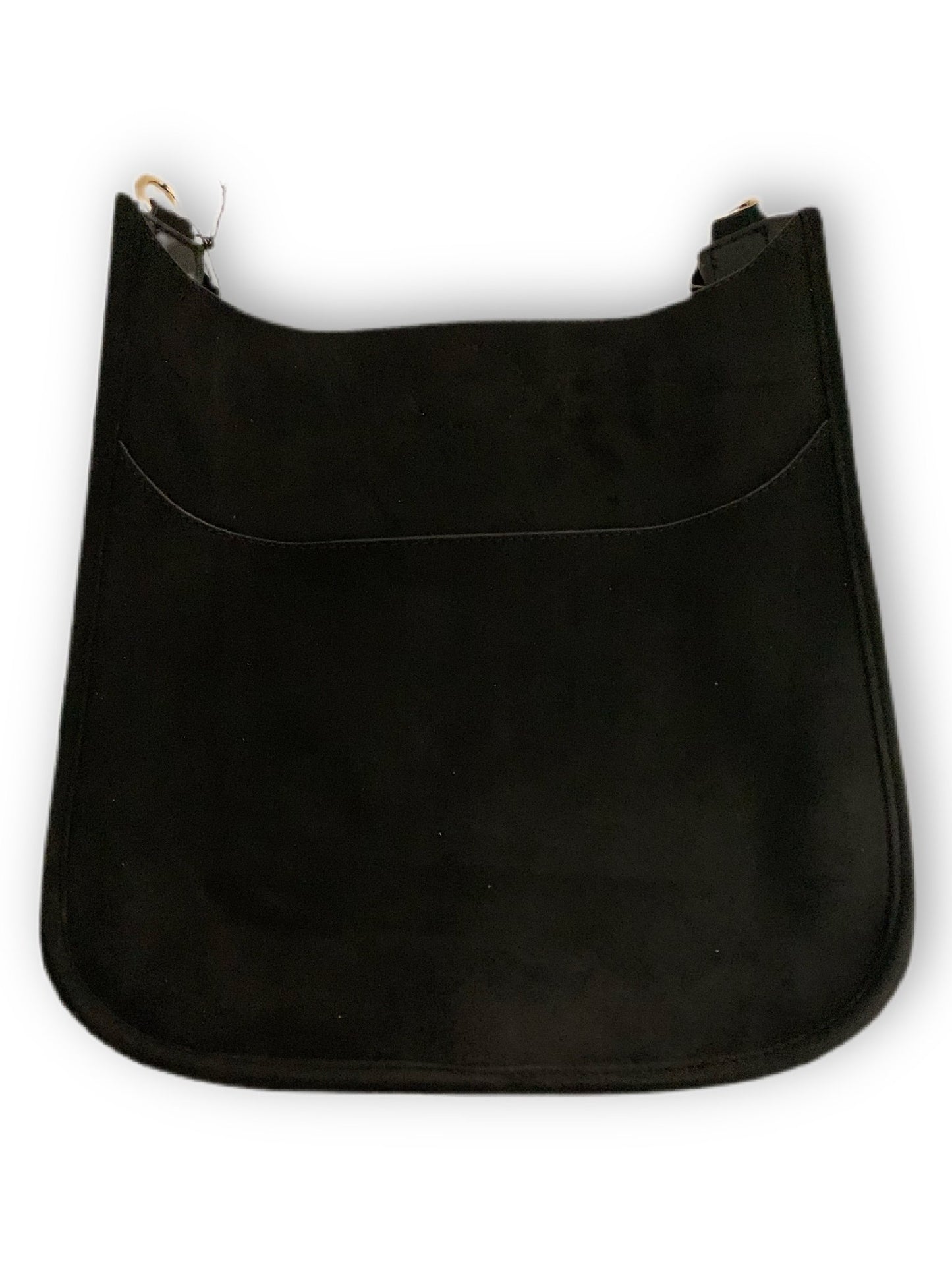 AHDORNED Velvet Messenger - Black/Gold Hardware - NO STRAP ATTACHED - See Straps available at The Good Life Boutique