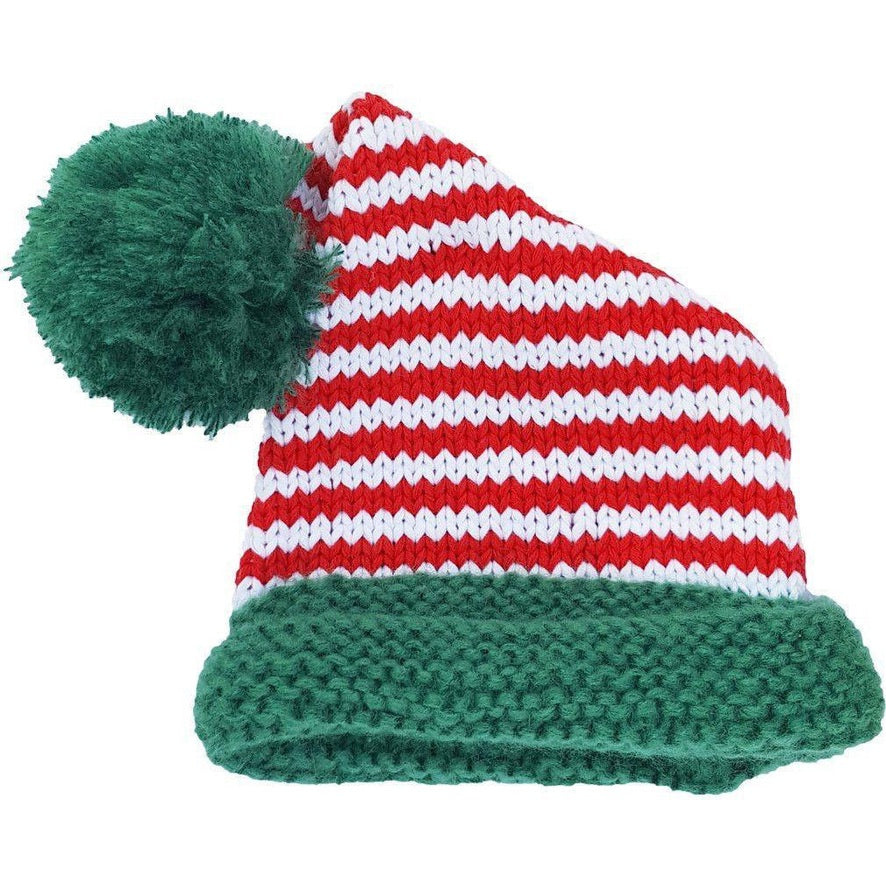 Huggalugs Candy Cane Stocking Hat available at The Good Life Boutique