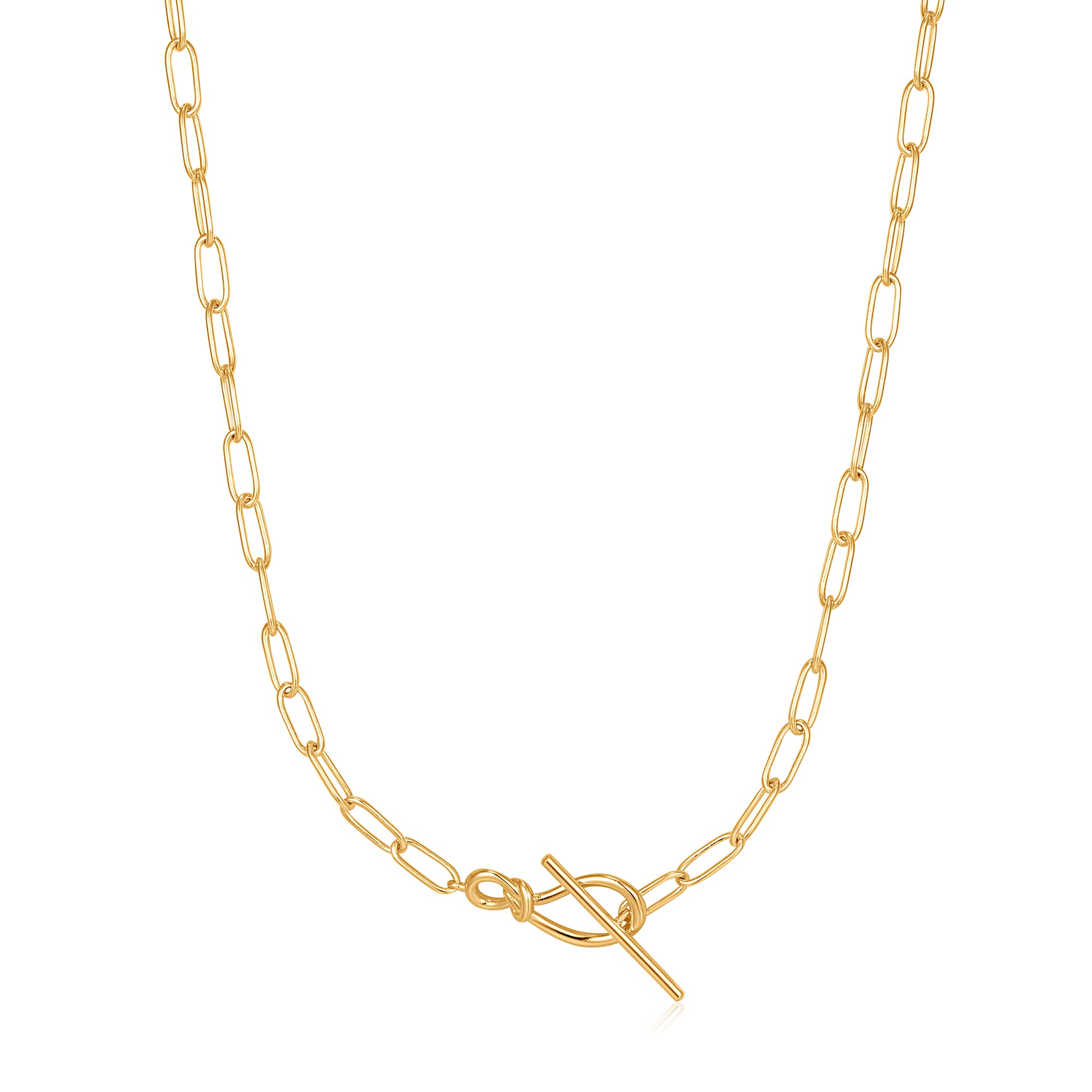 ANIA HAIE ANIA HAIE - Gold Knot T Bar Chain Necklace available at The Good Life Boutique