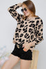 Adora Round Neck Leopard Print Knit Sweater available at The Good Life Boutique