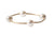 Made As Intended White Pearl Blessing Bracelet With Gold Links available at The Good Life Boutique