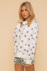 Hem & Thread Star Printed Terry Hoodie Pullover available at The Good Life Boutique
