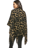 Fabulous Furs Leopard Ruana available at The Good Life Boutique