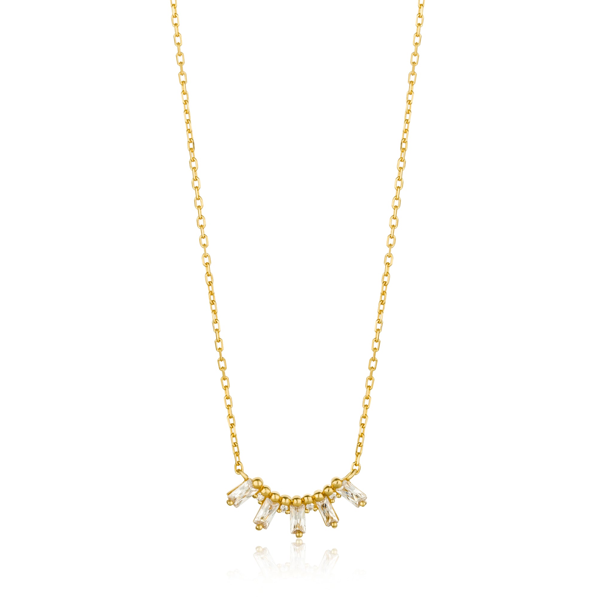 ANIA HAIE ANIA HAIE - Gold Glow Solid Bar Necklace available at The Good Life Boutique