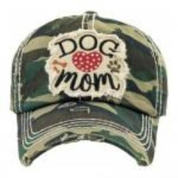 Judson & Co. Dog Mom Hat - Camo available at The Good Life Boutique