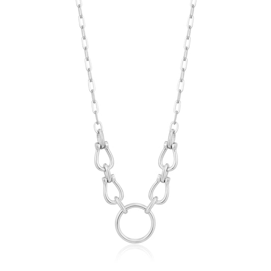 ANIA HAIE ANIA HAIE - Silver Horseshoe Link Necklace available at The Good Life Boutique