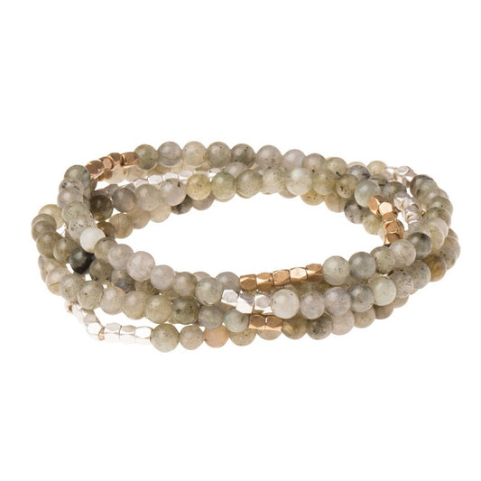 Scout Curated Wears Scout Curated Wears - Stone Wrap Bracelet/Necklace - Labradorite - Stone of Magic available at The Good Life Boutique