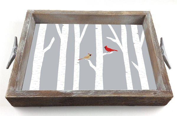 Salt Air Designs Tray with Cardinal Mates Insert available at The Good Life Boutique