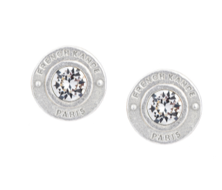 French Kande Swarovski Annecy Earrings Silver available at The Good Life Boutique