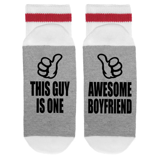 Sock Dirty To Me Men's - This Guy Is One Awesome Boyfriend available at The Good Life Boutique