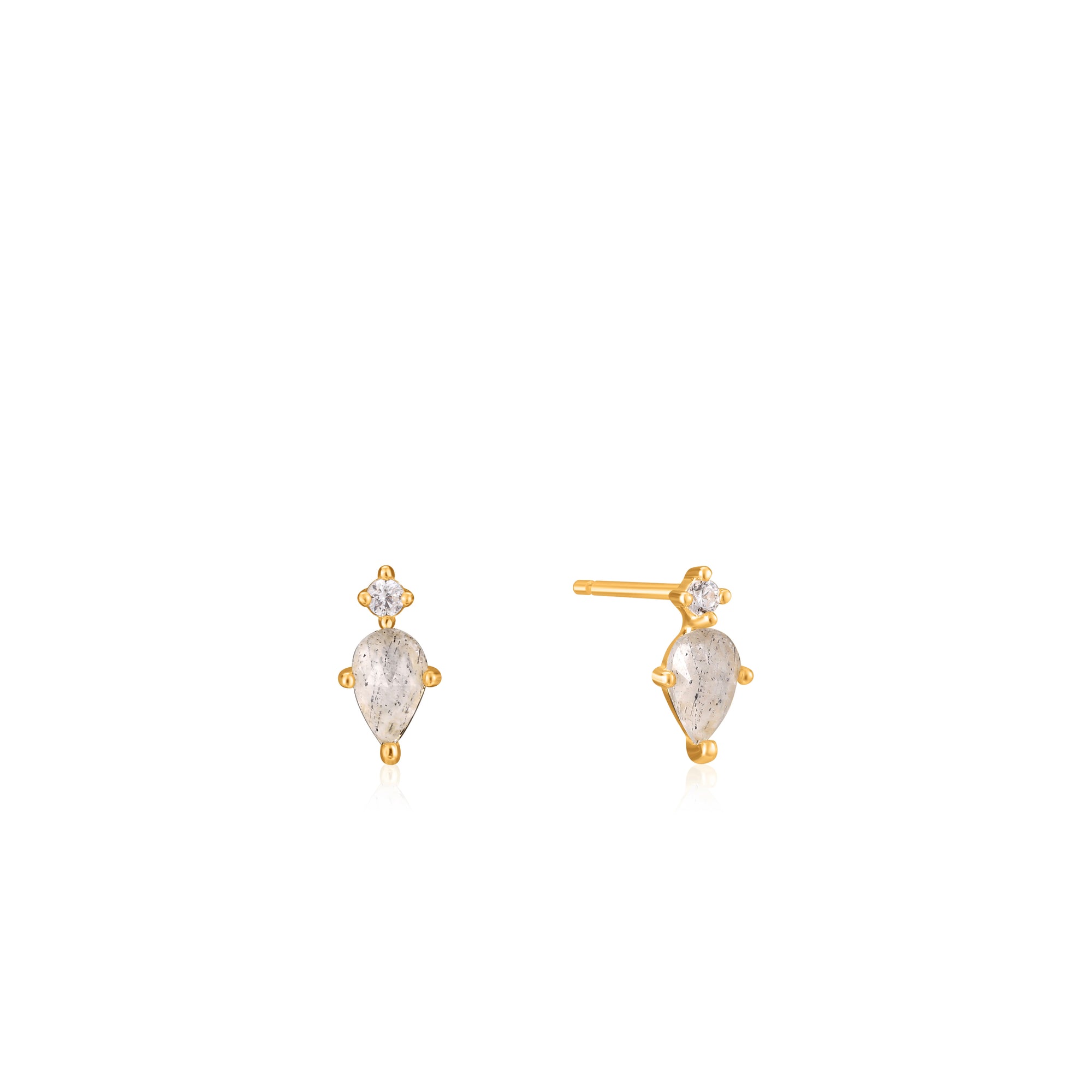 ANIA HAIE ANIA HAIE - Gold Midnight Stud Earrings available at The Good Life Boutique
