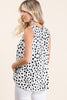 BomBom Animal Print Tank Top On Soft French Terry Fabric available at The Good Life Boutique
