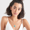 ANIA HAIE ANIA HAIE - Silver Turquoise T-bar Necklace available at The Good Life Boutique