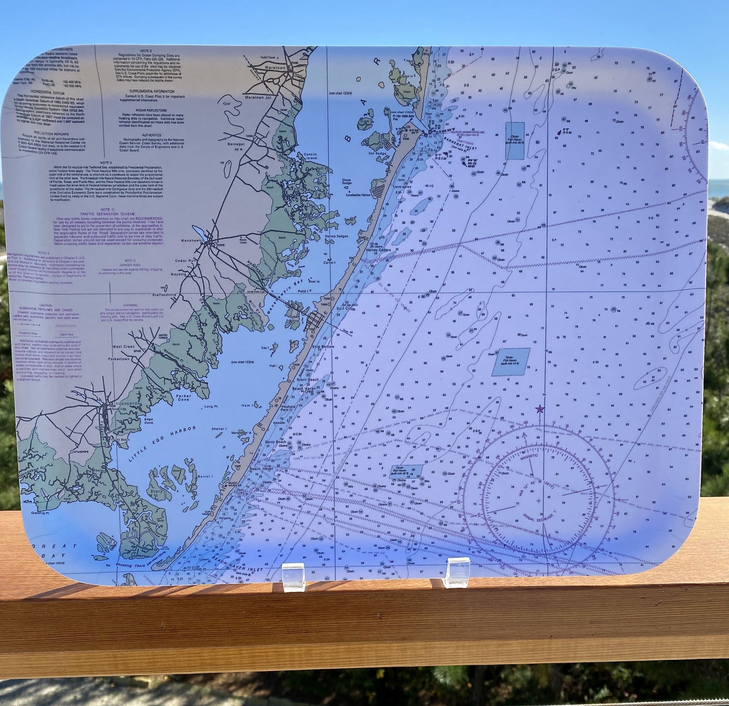 Trays4Us Nautical Chart available at The Good Life Boutique