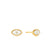 ANIA HAIE ANIA HAIE - Evil Eye Gold Stud Earrings available at The Good Life Boutique