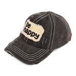 Judson & Co. Ponytail "beach happy"  Embroidered Baseball Cap - Black available at The Good Life Boutique