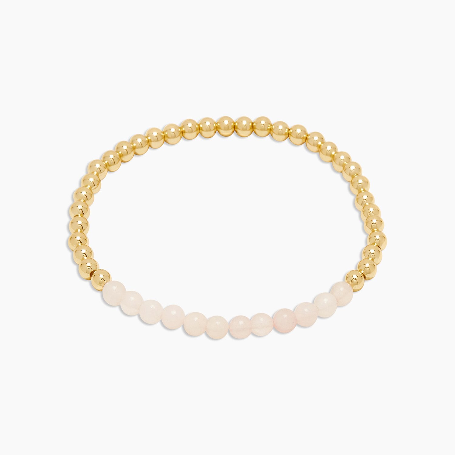 Aura Beaded Necklace in Yellow, Rose and White Gold