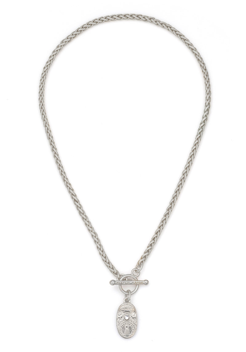 French Kande French Kande Cuvee Cheval Necklace Silver available at The Good Life Boutique