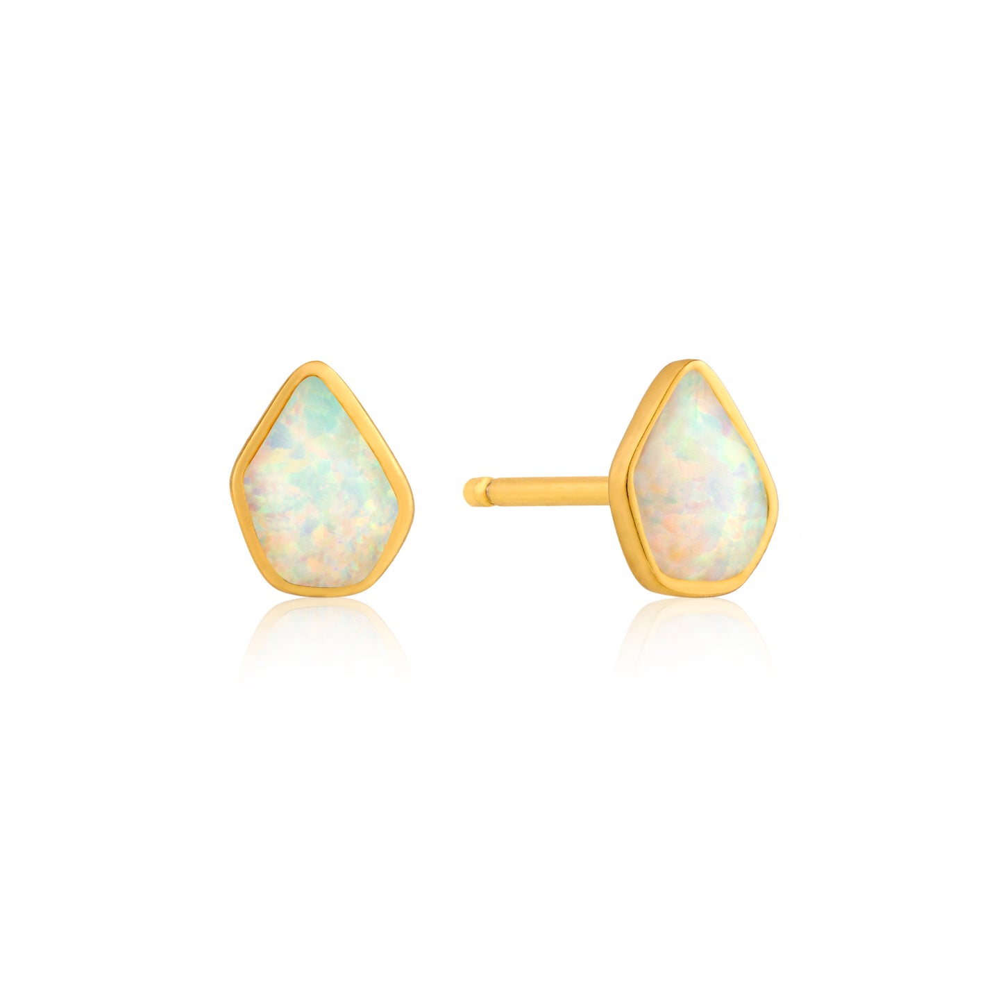 ANIA HAIE ANIA HAIE - Opal Color Gold Stud Earrings available at The Good Life Boutique